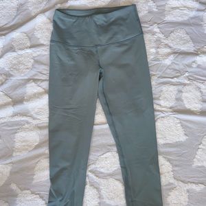 Light Blue 90 Degree Cropped Leggings